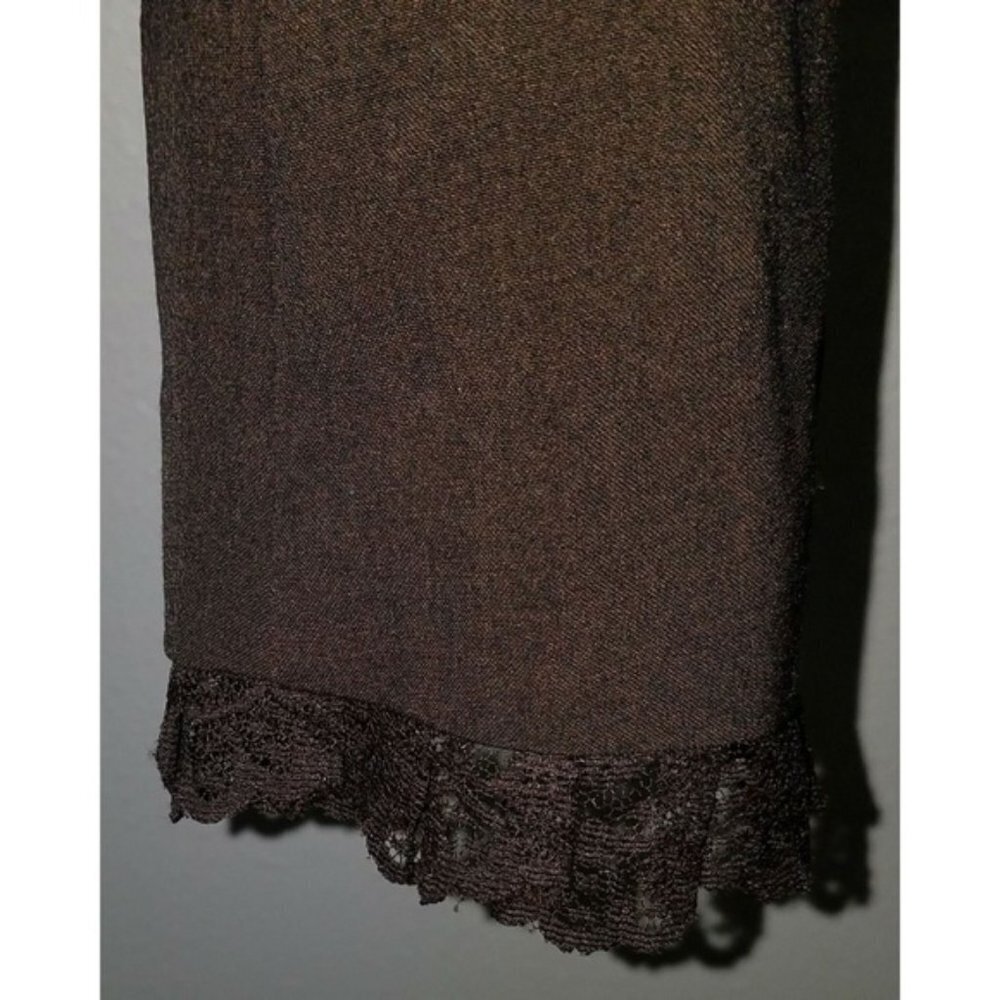 Motherhood Maternity Brown Blazer Jacket Size Small Career Pink Lined Lace Wrist - Picture 3 of 8